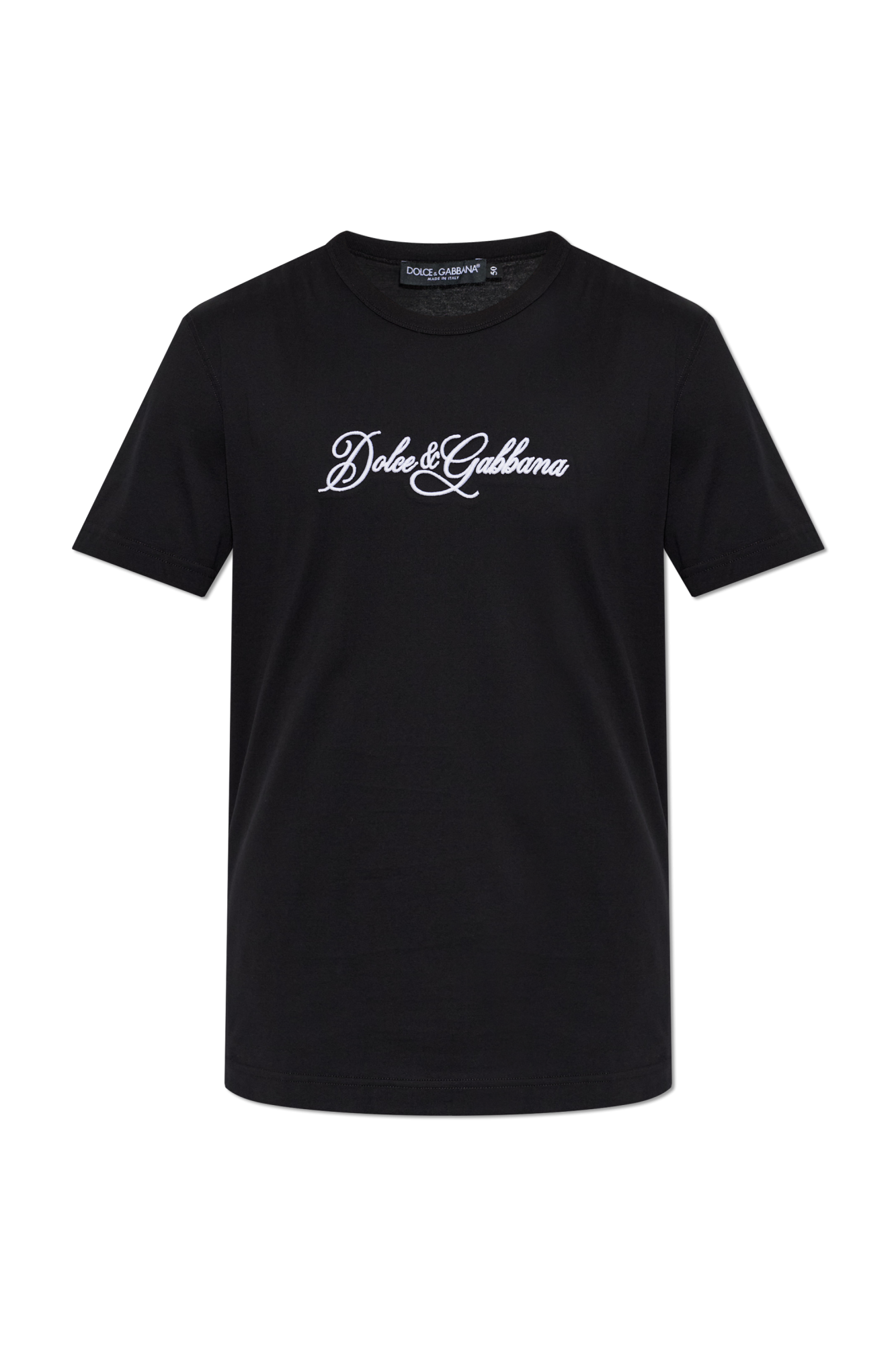 Dolce & Gabbana T-shirt with embroidered logo | Men's | Vitkac